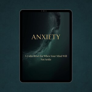 Night Anxiety Reset Kit for Overthinking, Racing Thoughts, Sleepless Nights, Calming Tools for Bedtime Anxiety and Instant Relief