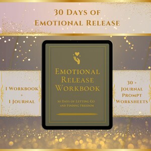 Emotional Release Workbook and Journal | 30-Day Healing Guide for Letting Go, Forgiveness, Inner Peace and Self-Healing