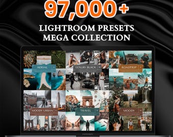 Meer dan 97.000 Lightroom-presets Bundelfilters voor portret, reizen, lifestylefotografie met MRR | Mobiel en desktop | Digitale download