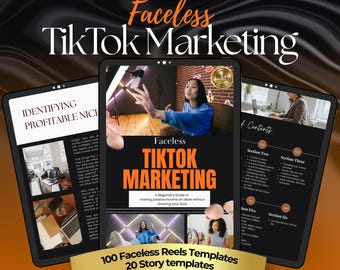 Anonieme TikTok-marketinggids met PLR MRR bewerkbaar e-boek voor passief inkomen, virale groei en partnermarketingstrategie