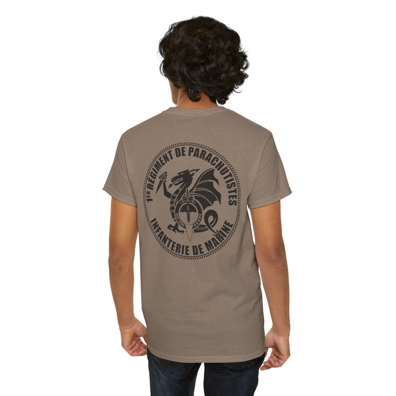 France Para SAS 1st Marine Infantry Parachute Regiment Special Forces - Military Army Veteran Gift, Airborne Infantry Tee, Patriotic image 6