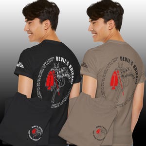 NUEVA camiseta de la Brigada del Diablo Negro de la Primera Fuerza de Servicio Especial de la FSSF