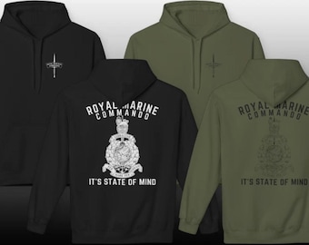 Sudadera con capucha de la Fuerza Especial del Ejército Británico del Comando de la Marina Real