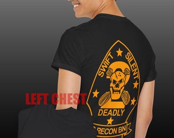 USMC 2nd Reconnaissance Battalion Camp LEJEUNE T-Shirt HQ