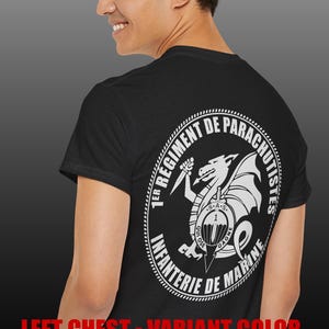 France Para SAS 1st Marine Infantry Parachute Regiment Special Forces - Military Army Veteran Gift, Airborne Infantry Tee, Patriotic image 1