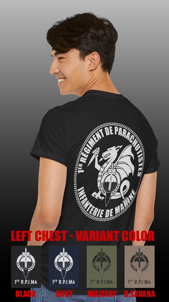 France Para SAS 1st Marine Infantry Parachute Regiment Special Forces - Military Army Veteran Gift, Airborne Infantry Tee, Patriotic