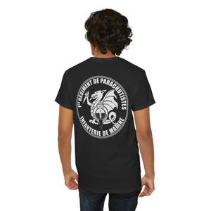 France Para SAS 1st Marine Infantry Parachute Regiment Special Forces - Military Army Veteran Gift, Airborne Infantry Tee, Patriotic image 3