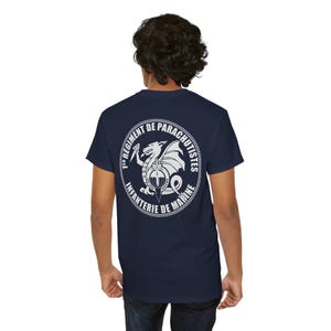France Para SAS 1st Marine Infantry Parachute Regiment Special Forces - Military Army Veteran Gift, Airborne Infantry Tee, Patriotic image 10