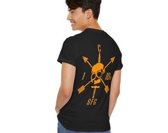 10TH Special Forces Group SFG C-1-10Th Nous Defions T-Shirt HQ