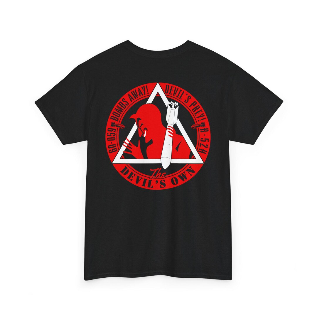 96th Bomb Squadron B-52H the Devils Own Unisex Heavy Cotton Tee Shirt ...