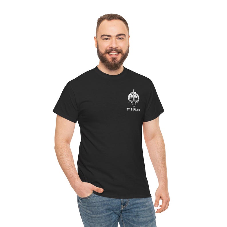 France Para SAS 1st Marine Infantry Parachute Regiment Special Forces - Military Army Veteran Gift, Airborne Infantry Tee, Patriotic image 2