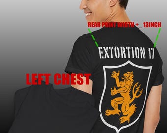 NIEUW Navy Sals Extortion 17 Gold Squadron NSWDG T-shirt HQ Design