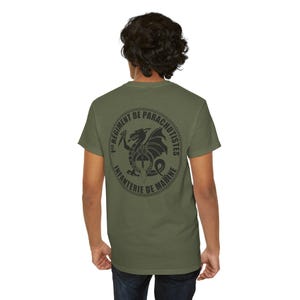 France Para SAS 1st Marine Infantry Parachute Regiment Special Forces - Military Army Veteran Gift, Airborne Infantry Tee, Patriotic image 8
