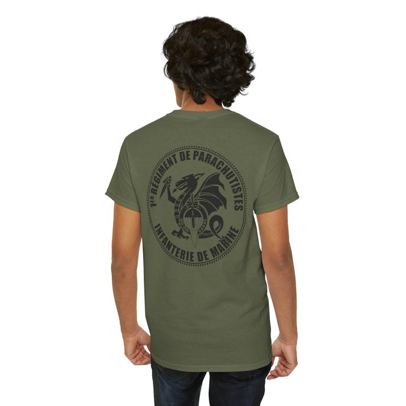 France Para SAS 1st Marine Infantry Parachute Regiment Special Forces - Military Army Veteran Gift, Airborne Infantry Tee, Patriotic image 8