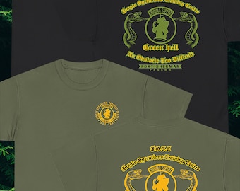 NEW US Army Jungle Operations Training Center JOTC T-shirt 2Side