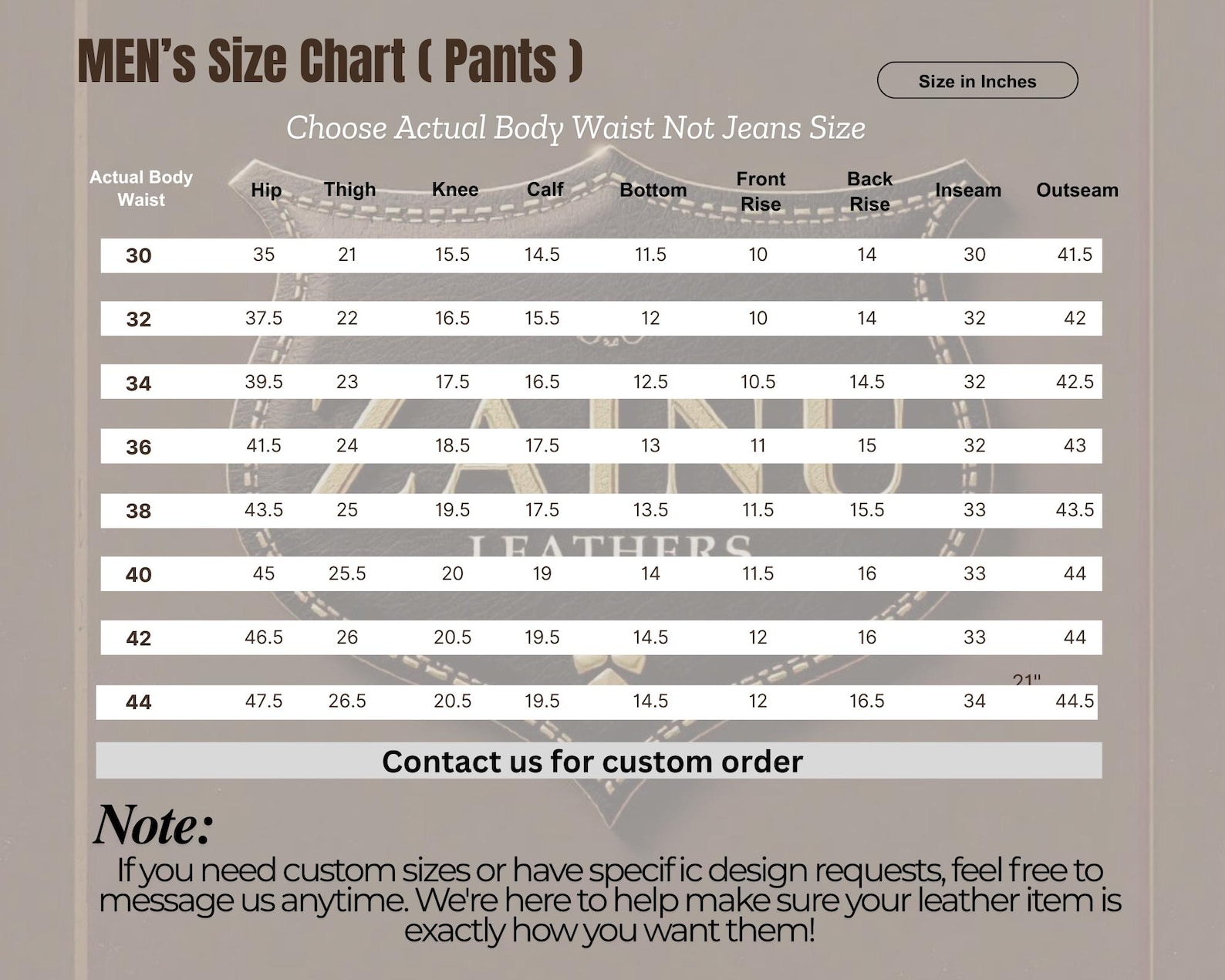 Men's Faux Leather Motorcycle Pants - Trend4us Biker Style