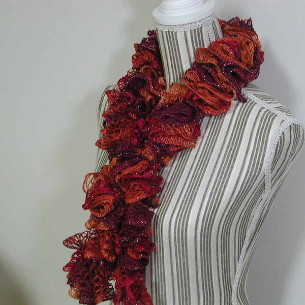 Frilly Crochet Scarf