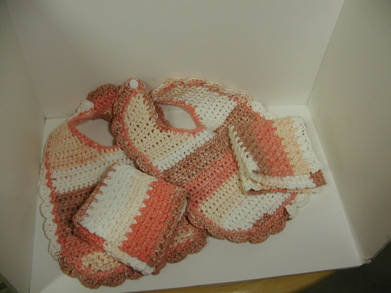 New Born Bibs and washcloths