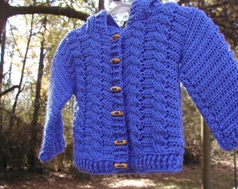 Crochet Hooded Sweater