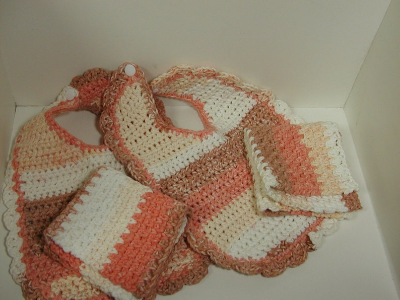New Born Bibs and washcloths