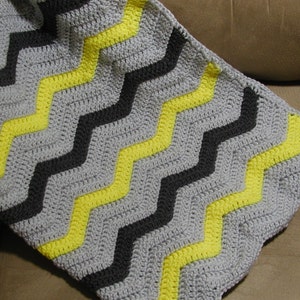Zig Zag Baby  Afghan Blanket