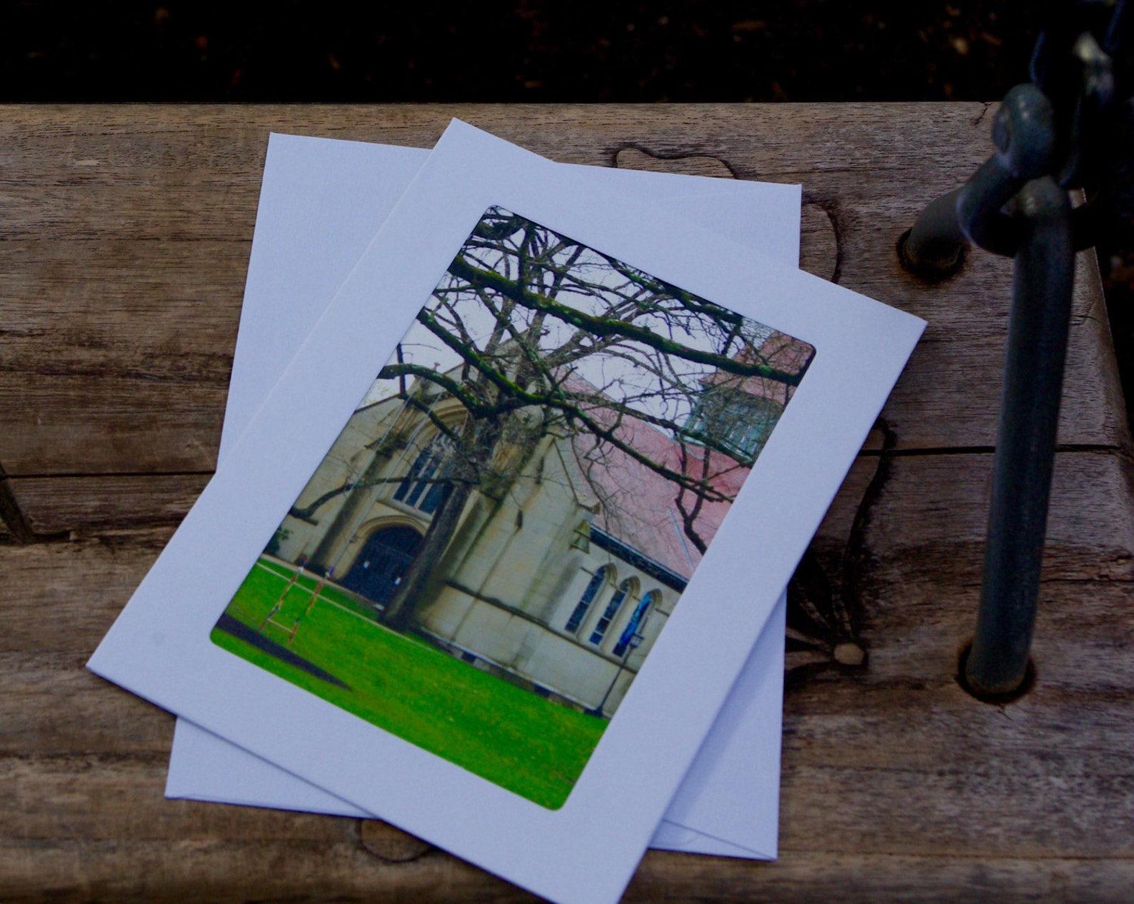 4 Photo Cards With Scenes of Wellesley College With Blank Etsy
