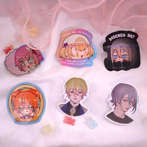 Meme Project Sekai vinyl sticker | 2.5&quot; funny PJSK stickers | cute for laptop bullet journal water bottle, FANMADE Colorful Stage PRSK