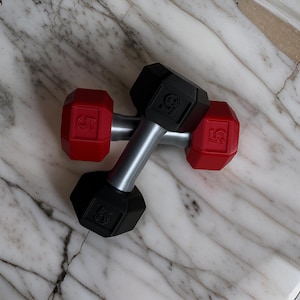 Mini dumbbell rattles,Baby dumbbell rattles,Baby rattle toy,Gym dumbbell rattles,Babyshower,birth announcements,Baby gift, Gym lovers gift