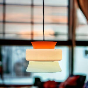 SAN Pendant Lamp – Modern 3D Printed Lampshade for E26/E27 | Customizable Hanging Light for Dining Room, Kitchen or Living Room