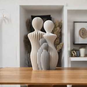 Family statue, Family sculpture, Custom family, Modern statue decor, Mother and child, Contemporary art, Mothersday gift, unique mom gifts