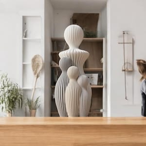 Family statue, Family sculpture, Custom family, Modern statue decor, Mother and child, Contemporary art, Mothersday gift, unique mom gifts