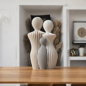 Family statue, Family sculpture, Custom family, Modern statue decor, Mother and child, Contemporary art, Mothersday gift, unique mom gifts