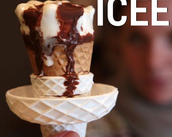 Mess-Free Ice Cream Cone Holder | Reusable 3D Printed Drip Catcher | Perfect Summer Accessory for Kids, Parties & Ice Cream Lovers