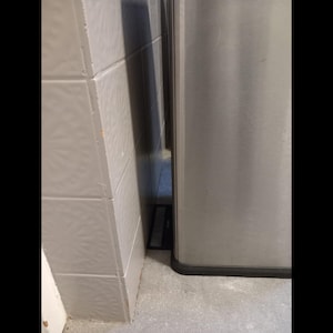 FixaBin, Wall Spacer square Trash Can,Wall Spacer Trash Can,Wall protector trash can,trash can aligner,wall protector,wall saver, Bin stop