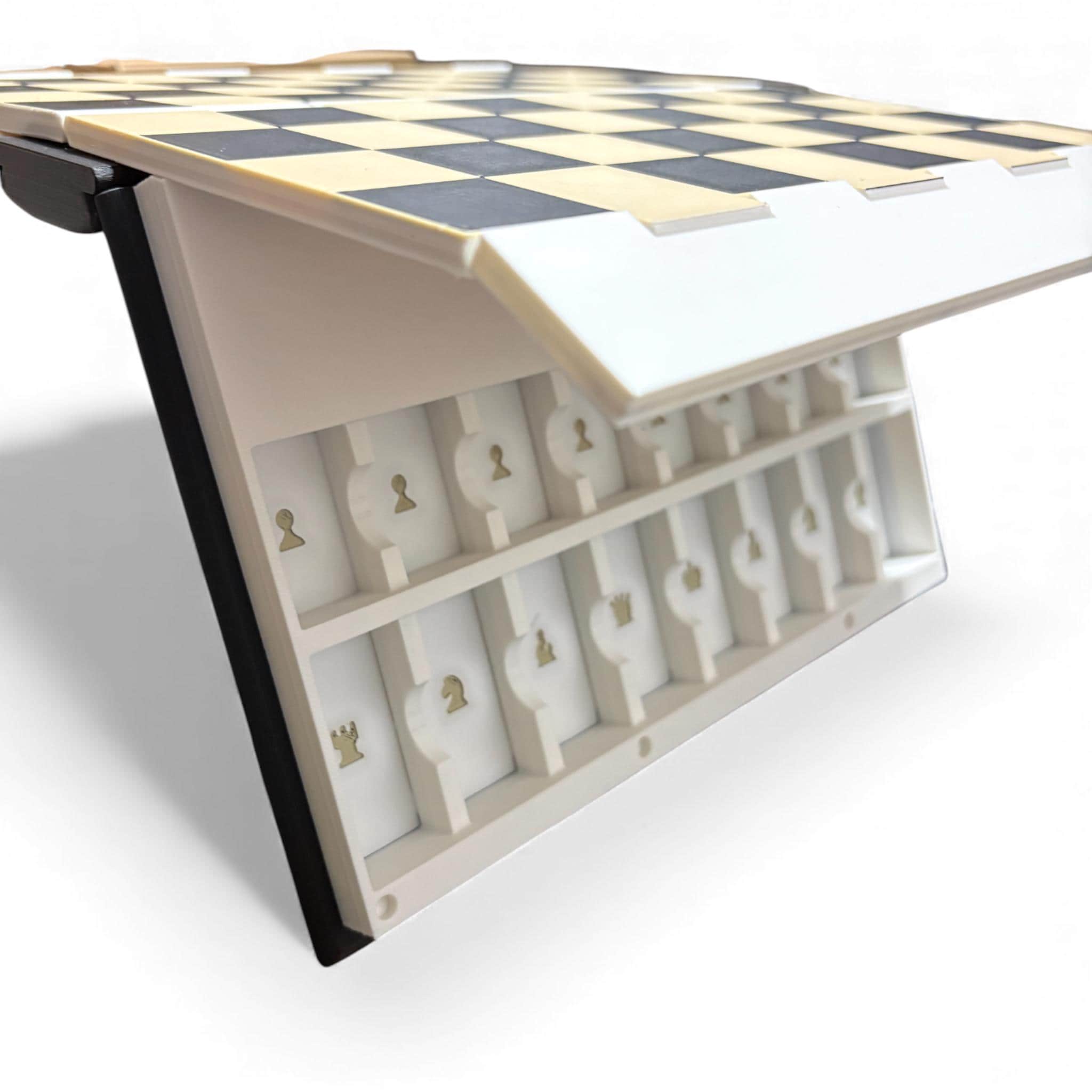 Scacchiera Pieghevole Magnetica Playbook'd Chess - 25x16,5 Cm, Portatile, Per Famiglia E Viaggi