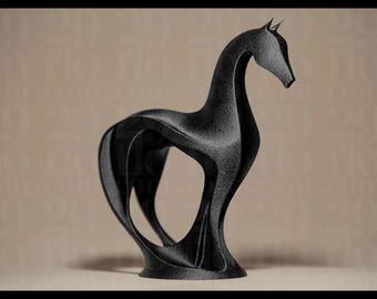 Horse, Horse statue, Horse sculpture, Modern art, Contemporary art, Modern sculpture, Home decor, Housewarming gift, Gift for horse lovers