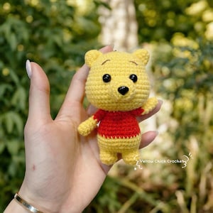 Koop 2 en krijg 1 gratis: handgemaakte Winnie de Poeh, gehaakte biggetjespoppen – schattige sleutelhanger of pluche set – amigurumicadeaus voor kinderen, Disney-fans