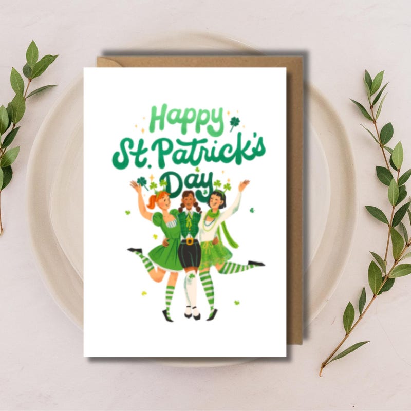 st pattys day birthday card