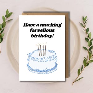 Tenha um cartão de aniversário muito legal, cartão de aniversário sarcástico para um amigo, cartão de felicitações para impressão, presente para um amigo, presente para um colega de trabalho