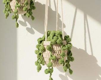 Crochet Kit for Beginners | DIY Yarn + Hook + Tools | Full Starter Crochet Set with Video Tutorials & Instructions for Cute Potted Plants