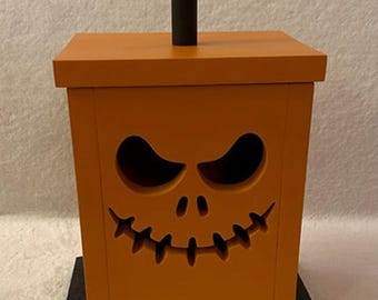Wooden Jack O' Lantern