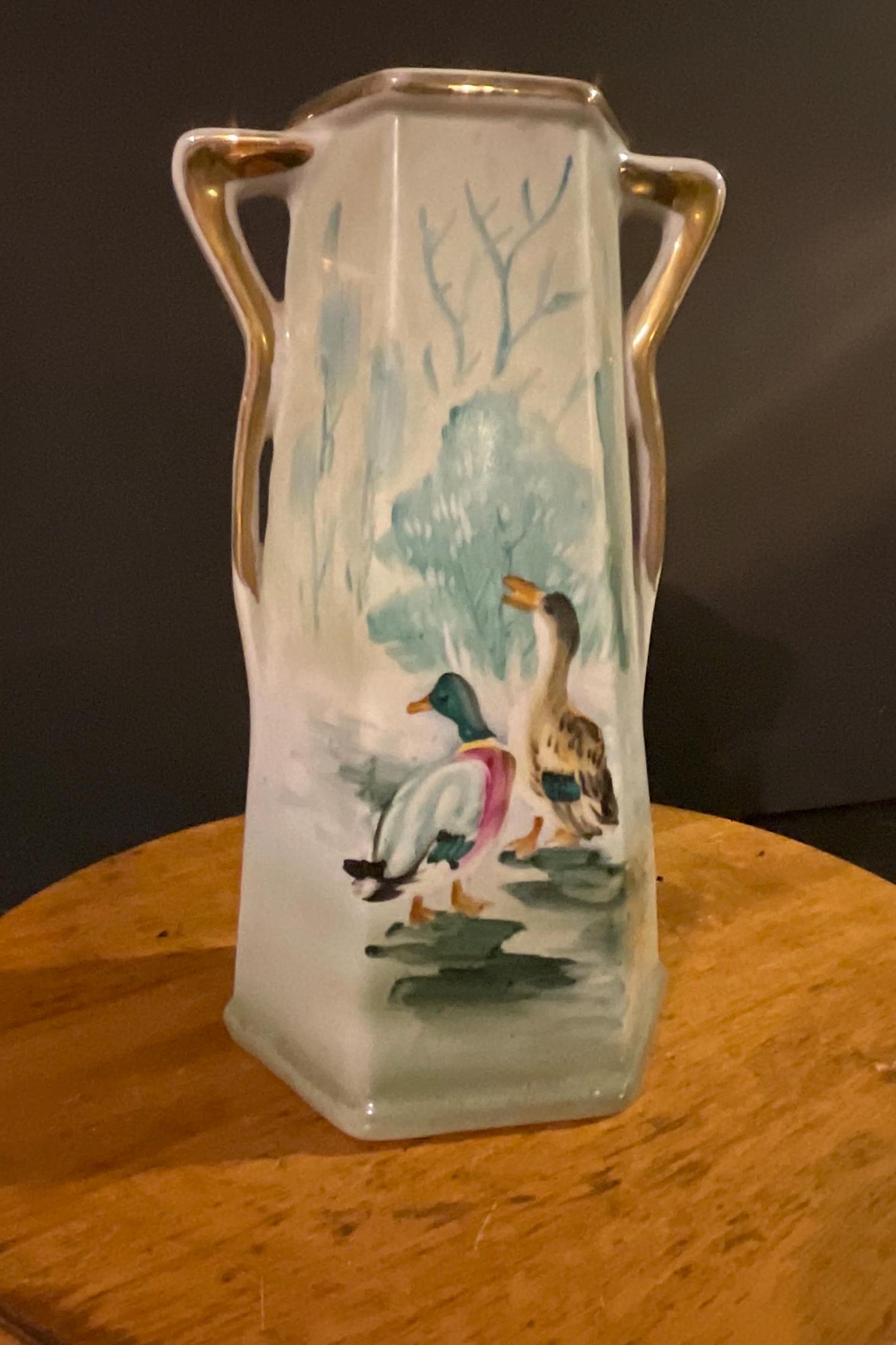 Nippon Two Handled Vase - Etsy