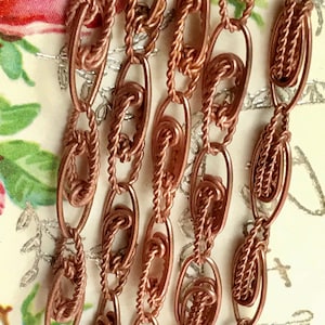 10 Vintage Charm Chain Bracelet Lot, Starter Bracelets &quot;STARTER&quot; LOT, Sarah Coventry,copper coated steel Bracelets,Jewelry Maker G43