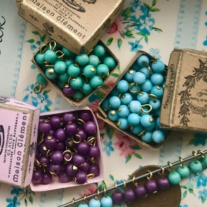 Vintage bead Connectors,  Drops Dangles,  Beads Brass Charms