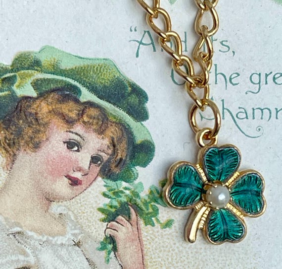 New Four Leaf Clover Bracelet, St Patricks Day, V… - image 7
