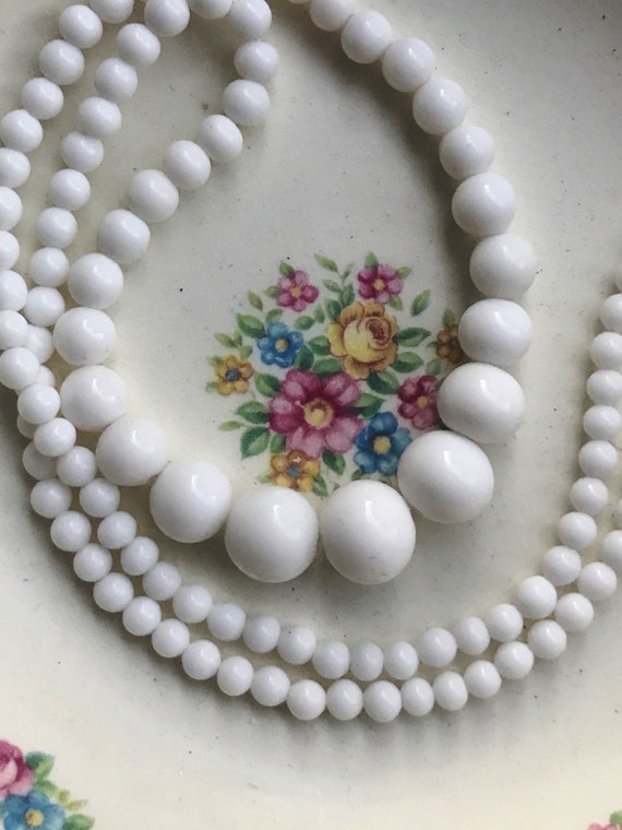 Japanese beads necklace clearance