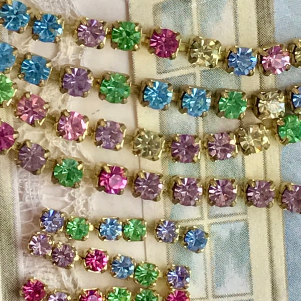 Rhinestone Chain - Etsy