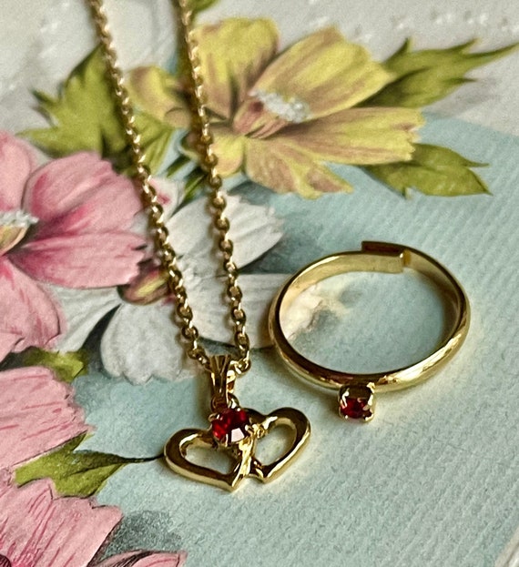 Necklace ring set sale