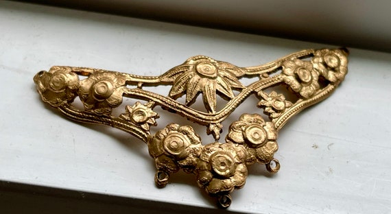 Miriam Haskell Jewelry Findings, Brass Stamping Connectors - Etsy