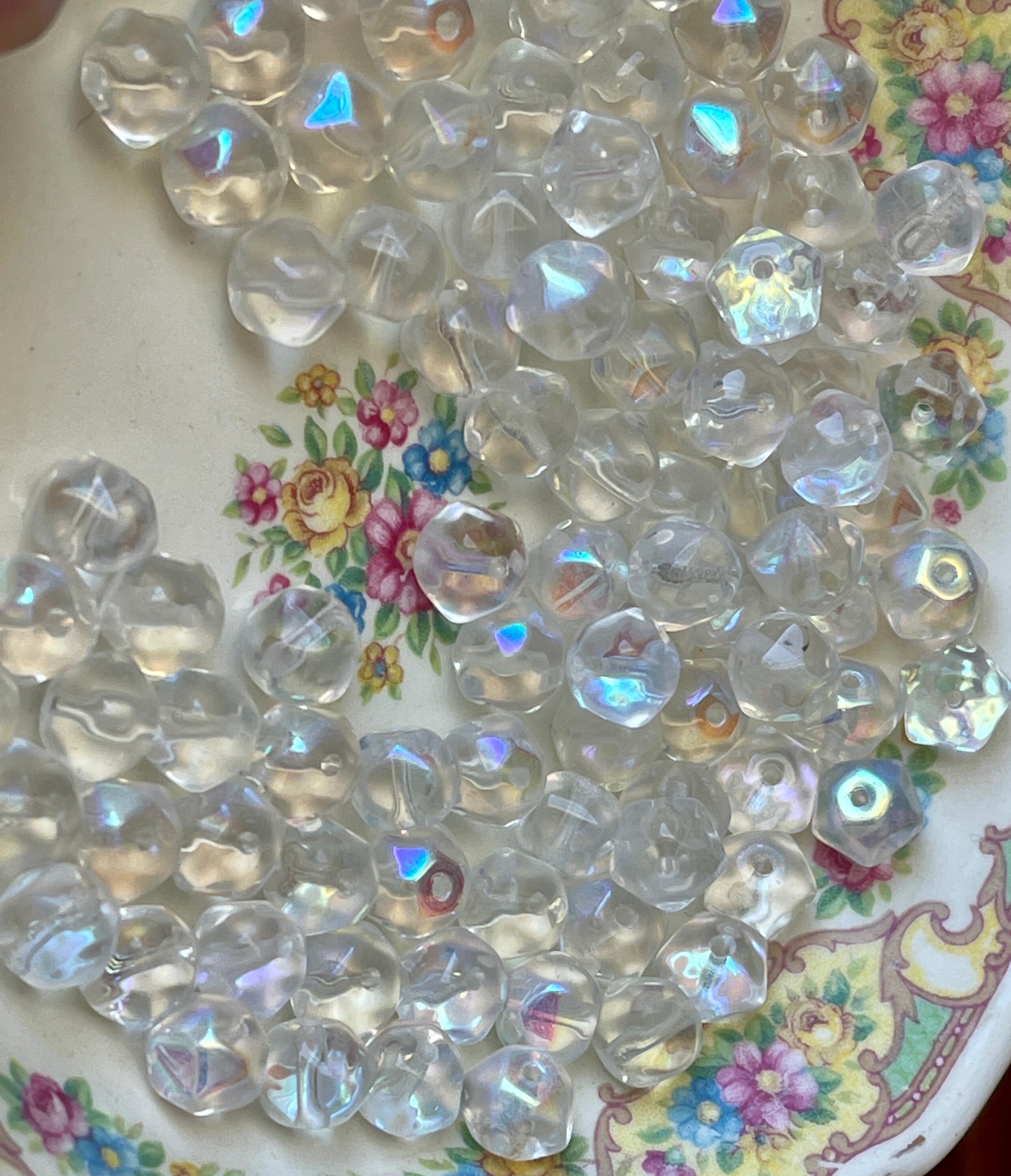 Broche Vintage Argentée Avec Cristaux, Cabochon Et Perle Nacrée 3156 - Occasion Parfait état